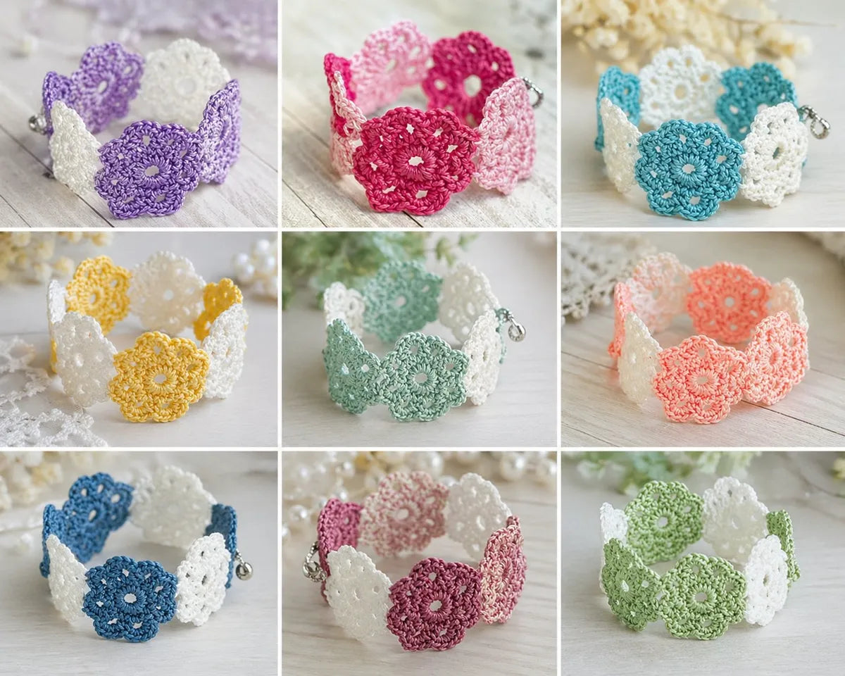 Lace Flower Bracelet