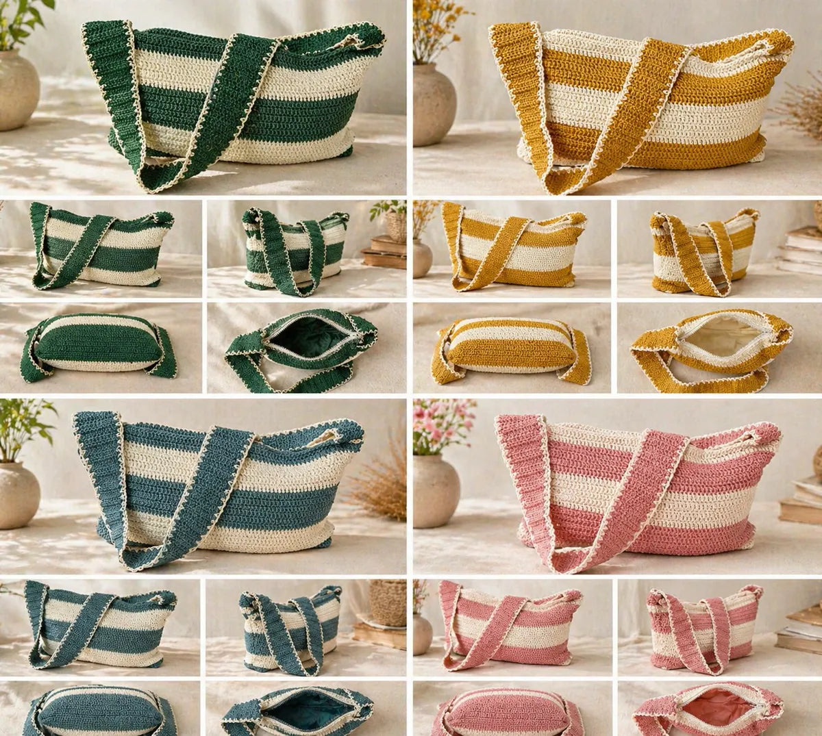 Striped Tote — All Colorways