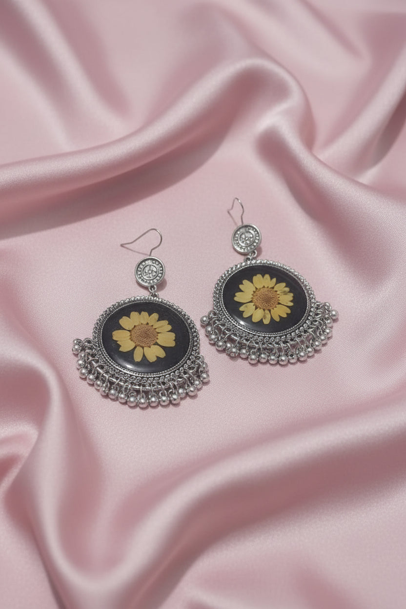 Handcrafted Resin Statement Earrings