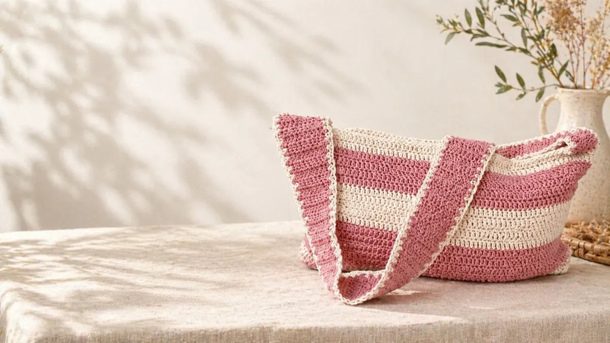 Blossom Striped Tote